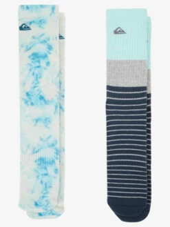 Quiksilver Tie Dye - Pack De 2 Chaussettes Pour Homme -Pas Cher Quiksilver Magasin aqyaa03375 quiksilverp gcz6 bck1
