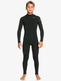 Quiksilver 4/3mm Everyday Sessions - Haut En Néoprène Back Zip Pour Garçon