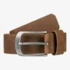 Quiksilver Main Street - Ceinture En Imitation Cuir Pour Homme -Pas Cher Quiksilver Magasin eqyaa03953 mainstreetp brn frt1