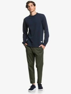 Quiksilver Essentials - Sweat Pour Homme -Pas Cher Quiksilver Magasin eqyft04082 essentialscrewterryw byj0 frt9