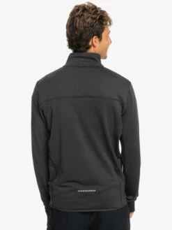 Quiksilver Steep Point - Haut De Sous-vêtement Demi-zip Pour Homme -Pas Cher Quiksilver Magasin eqyft04567 quiksilverw kta0 bck1