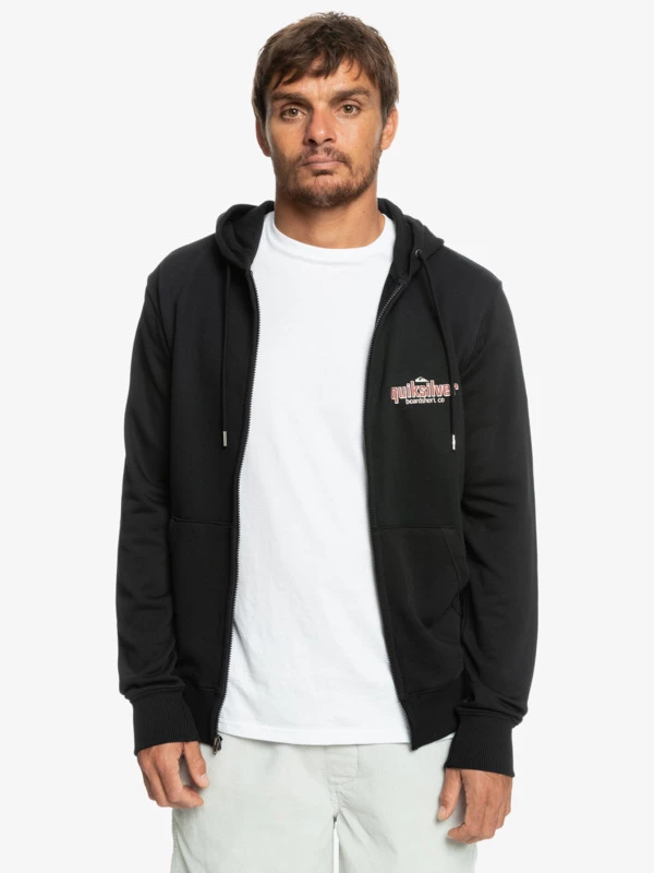 Quiksilver Quik Words - Sweat à Capuche Zippé Pour Homme 3 Quiksilver Quik Words - Sweat à Capuche Zippé Pour Homme