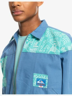 Quiksilver X Stranger Things The Hawkins 2022 - Veste Vintage Pour Homme -Pas Cher Quiksilver Magasin eqyjk03936 quiksilverw blc0 frt6