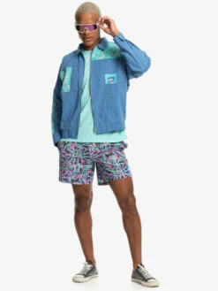 Quiksilver X Stranger Things The Hawkins 2022 - Veste Vintage Pour Homme -Pas Cher Quiksilver Magasin eqyjk03936 quiksilverw blc0 frt8