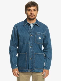 Quiksilver Legendary Worker - Veste En Denim Pour Homme -Pas Cher Quiksilver Magasin eqyjk03952 quiksilverw bygw frt5