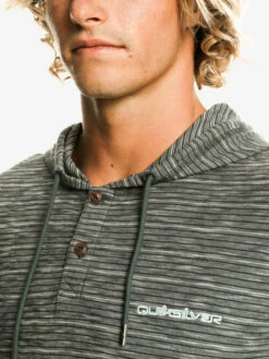 Quiksilver Kentin - T-shirt Manches Longues à Capuche Pour Homme -Pas Cher Quiksilver Magasin eqykt04282 quiksilverw bsl3 frt3