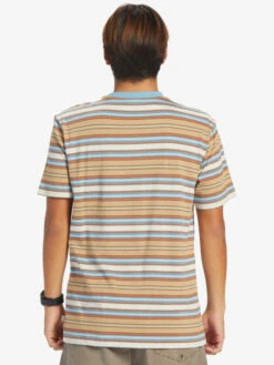 Quiksilver Geller Stripe - T-shirt Pour Homme -Pas Cher Quiksilver Magasin eqykt04286 quiksilverw thy3 bck1