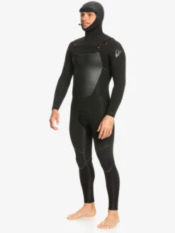 Quiksilver 4/3mm Marathon Sessions - Combinaison De Surf à Capuche Avec Zip Poitrine Pour Homme -Pas Cher Quiksilver Magasin eqyw203028 quiksilverw kvd0 frt3