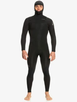 Quiksilver 4/3mm Everyday Sessions - Combinaison De Surf à Capuche Avec Zip Poitrine Pour Homme