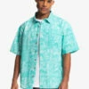 Quiksilver X Stranger Things Tribal Shirt 2022 - Chemise à Manches Courtes Pour Homme