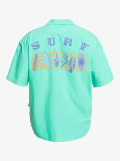 Quiksilver X Stranger Things The Mike 2022 - Chemise à Manches Courtes Pour Homme -Pas Cher Quiksilver Magasin eqywt04452 quiksilverv gmj0 bck1