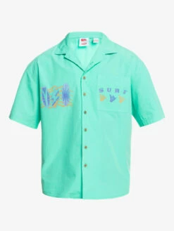 Quiksilver X Stranger Things The Mike 2022 - Chemise à Manches Courtes Pour Homme -Pas Cher Quiksilver Magasin eqywt04452 quiksilverv gmj0 frt1