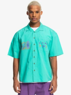 Quiksilver X Stranger Things The Mike 2022 - Chemise à Manches Courtes Pour Homme