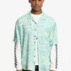 Quiksilver X Stranger Things The Argyle 2022 - Chemise à Manches Courtes Pour Homme -Pas Cher Quiksilver Magasin eqywt04453 quiksilverw yje6 frt1