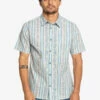 Quiksilver Tracks - Chemise Manches Courtes Pour Homme -Pas Cher Quiksilver Magasin eqywt04463 quiksilverw sfv6 frt1