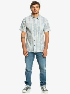 Quiksilver Tracks - Chemise Manches Courtes Pour Homme -Pas Cher Quiksilver Magasin eqywt04463 quiksilverw sfv6 frt9
