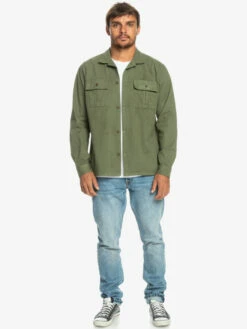 Quiksilver Originally Project - Surchemise Manches Longues Pour Homme -Pas Cher Quiksilver Magasin eqywt04468 quiksilverw gph0 frt8