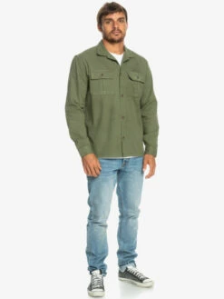 Quiksilver Originally Project - Surchemise Manches Longues Pour Homme -Pas Cher Quiksilver Magasin eqywt04468 quiksilverw gph0 frt9