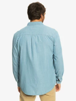 Quiksilver Authentic Paradise - Chemise Manches Longues En Denim Pour Homme -Pas Cher Quiksilver Magasin eqywt04471 quiksilverw bfmw bck1