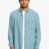 Quiksilver Authentic Paradise - Chemise Manches Longues En Denim Pour Homme 2 Quiksilver Authentic Paradise - Chemise Manches Longues En Denim Pour Homme -Pas Cher Quiksilver Magasin eqywt04471 quiksilverw bfmw frt1