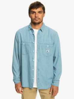Quiksilver Authentic Paradise - Chemise Manches Longues En Denim Pour Homme