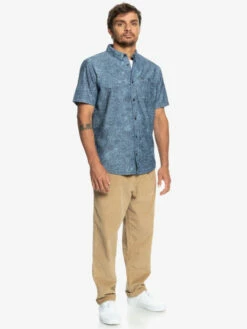 Quiksilver Collaborative Project - Chemise Manches Courtes Pour Homme -Pas Cher Quiksilver Magasin eqywt04472 quiksilverw byg6 frt9