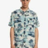 Quiksilver Airflow Viscose - Chemise Manches Courtes Pour Homme -Pas Cher Quiksilver Magasin eqywt04475 quiksilverw gcz6 frt1