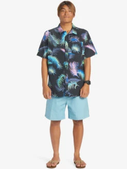 Quiksilver Tropical Glitch - Chemise Manches Courtes Pour Homme -Pas Cher Quiksilver Magasin eqywt04492 quiksilverw kvj6 frt9