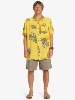 Quiksilver The Floral - Chemise Manches Courtes Pour Homme -Pas Cher Quiksilver Magasin eqywt04493 quiksilverw yjc6 frt9