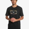 Quiksilver Circled Line - T-shirt Pour Homme -Pas Cher Quiksilver Magasin eqyzt07228 quiksilverw kvj0 frt1