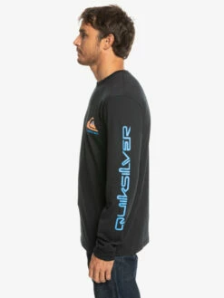 Quiksilver Omni Logo - T-shirt Manches Longues Pour Homme -Pas Cher Quiksilver Magasin eqyzt07233 quiksilverw kvj0 frt2