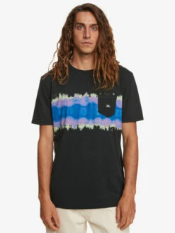 Quiksilver Tie Dye Stripe - T-shirt Pour Homme