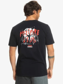 Quiksilver X Stranger Things Something Wicked 2022 - T-Shirt Pour Homme -Pas Cher Quiksilver Magasin eqyzt07354 quiksilverw kvj0 bck1
