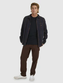 Quiksilver Strut Lines - Chemise Manches Longues Pour Homme -Pas Cher Quiksilver Magasin uqywt03075 quiksilverw bsl3 frt9